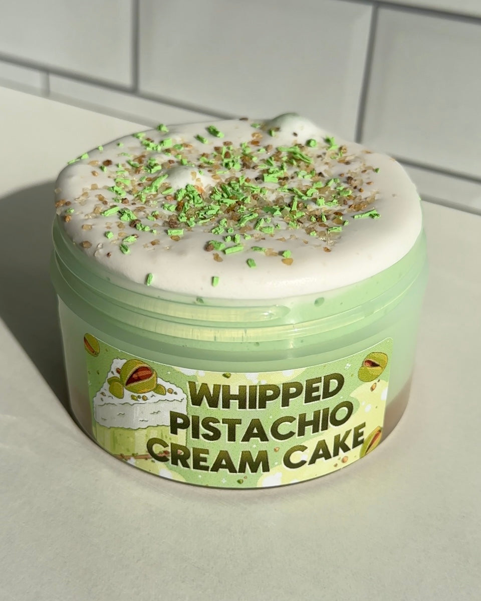 Whipped Pistachio Cream Cake