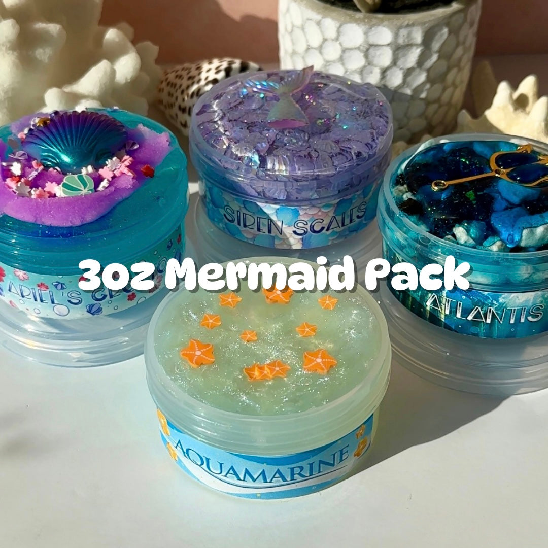 3oz Clear Glue Mermaid Pack