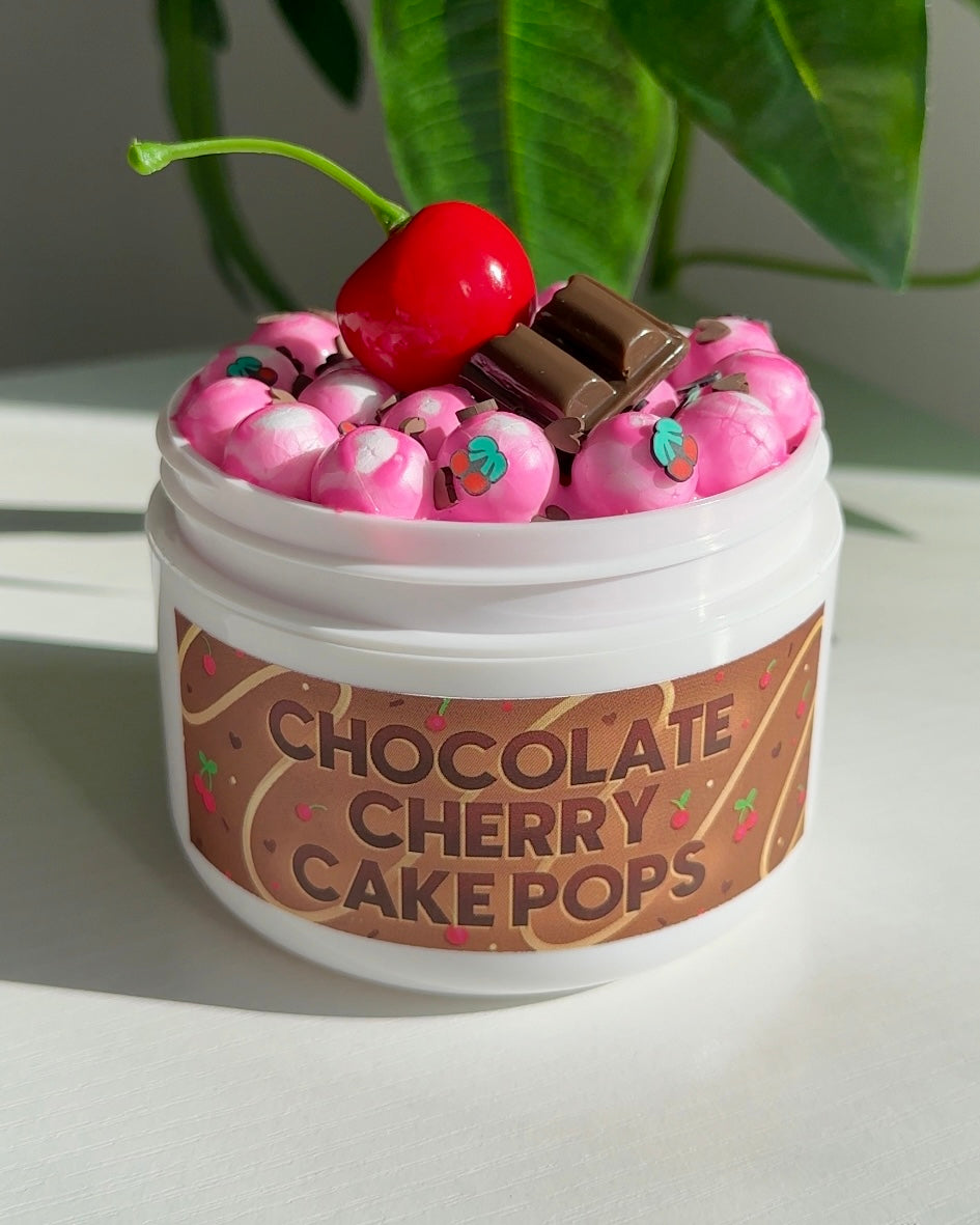 Chocolate Cherry Cake Pops