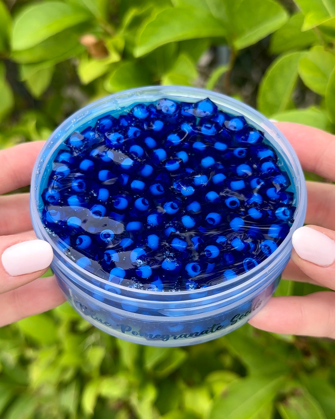 Blue Pomegranate Seeds